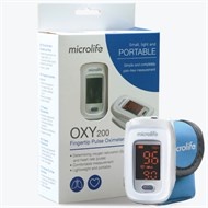 BỘ Máy nhiệt kế hồng ngoại điện tử đo thân nhiệt độ và máy đo nồng độ oxy SpO2 trong máu kẹp ngón Microlife Jump