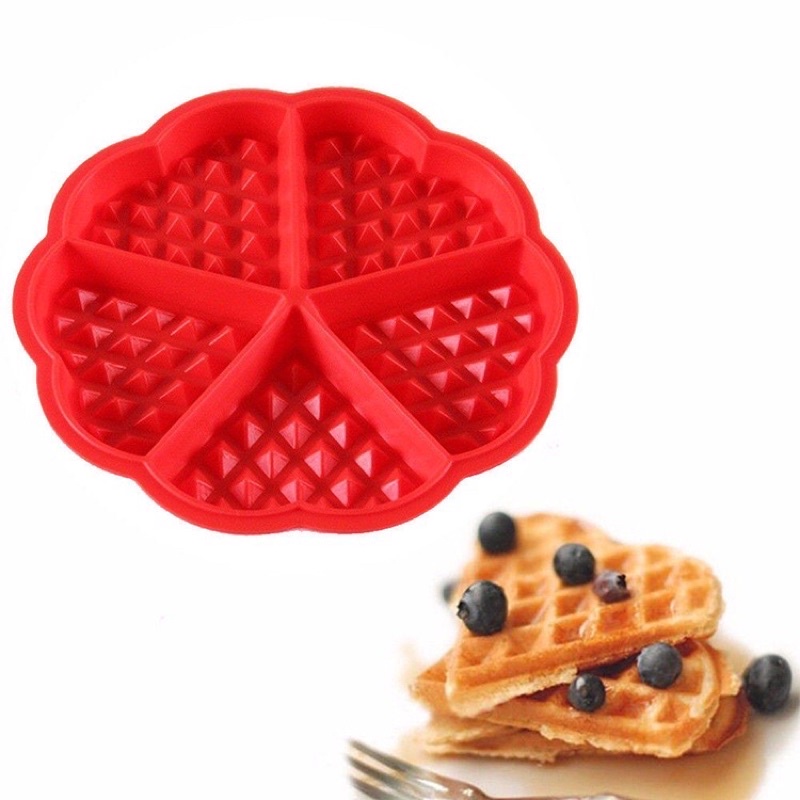 Khuôn silicon bánh waffle