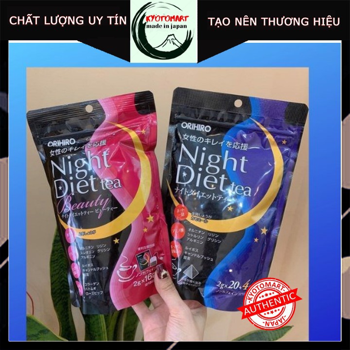 [Hàng_Nhật] Trà Đêm Night Diet Tea Ori.hi.ro Giảm Cân Nhật Bản