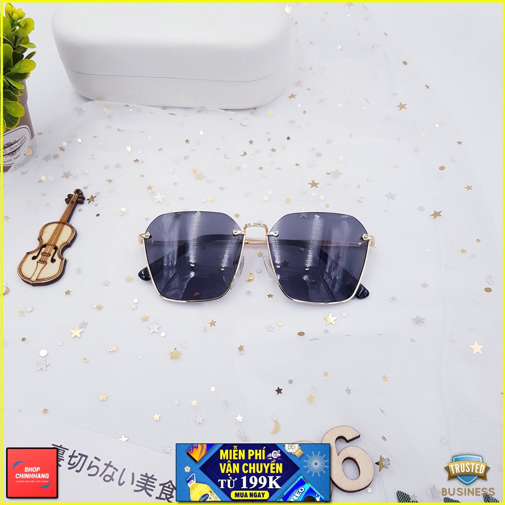 KÍNH MÁT NỮ XI ỐC 585 FORM NỬA GỌNG CAO CẤP AH986