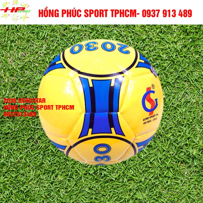 [SALE SỐC] Quả bóng đá Futsal 2030 Gerustar vàng sân cỏ nhân tạo chính hãng