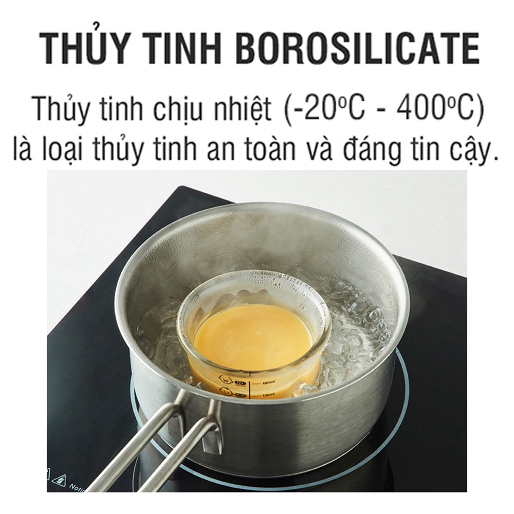 Hộp đựng thức ăn cho bé bằng thủy tinh Hàn Quốc Lock&amp;Lock 230ml x 3 hộp - LLG508S3 ăn dặm, đựng sữa