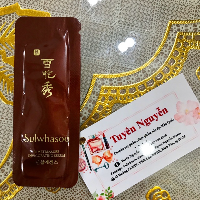 Serum thông đỏ Sulwhasoo gói 1ml