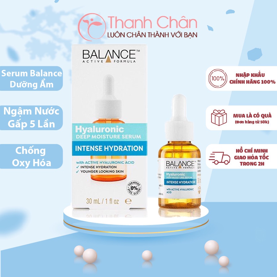 Tinh Chất Cấp Ẩm Hyaluronic Deep Moisture Serum Balance 30ml