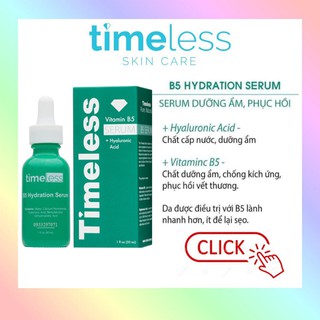 Tinh Chất Phục Hồi Da Timeless Vitamin B5 Hydration Serum