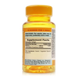 Thực Phẩm Chức Năng Puritan's Pride Vitamin E-400 IU