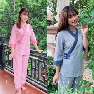 ĐỒ LAM ĐI CHÙA # XÉO 3 NÚT VẢI KATE