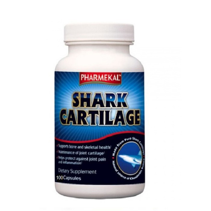 Viên uống Sụn Cá Mập Pharmekal Shark Cartilage 740mg Mỹ 100 viên