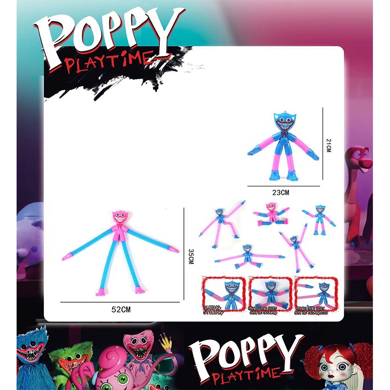 Đồ chơi Poppy Playtime có thể thu vào và kép ra giúp giải tỏa căng thẳng