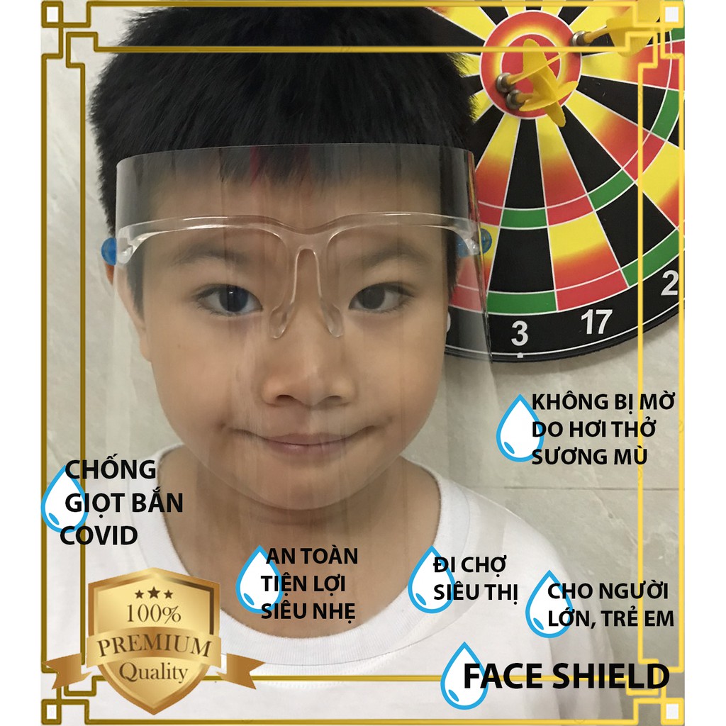 [Loại Tốt] Set 3 Kính chống giọt bắn, kính chống dịch, tấm che y tế loại tốt, siêu tiện lợi | BigBuy360 - bigbuy360.vn