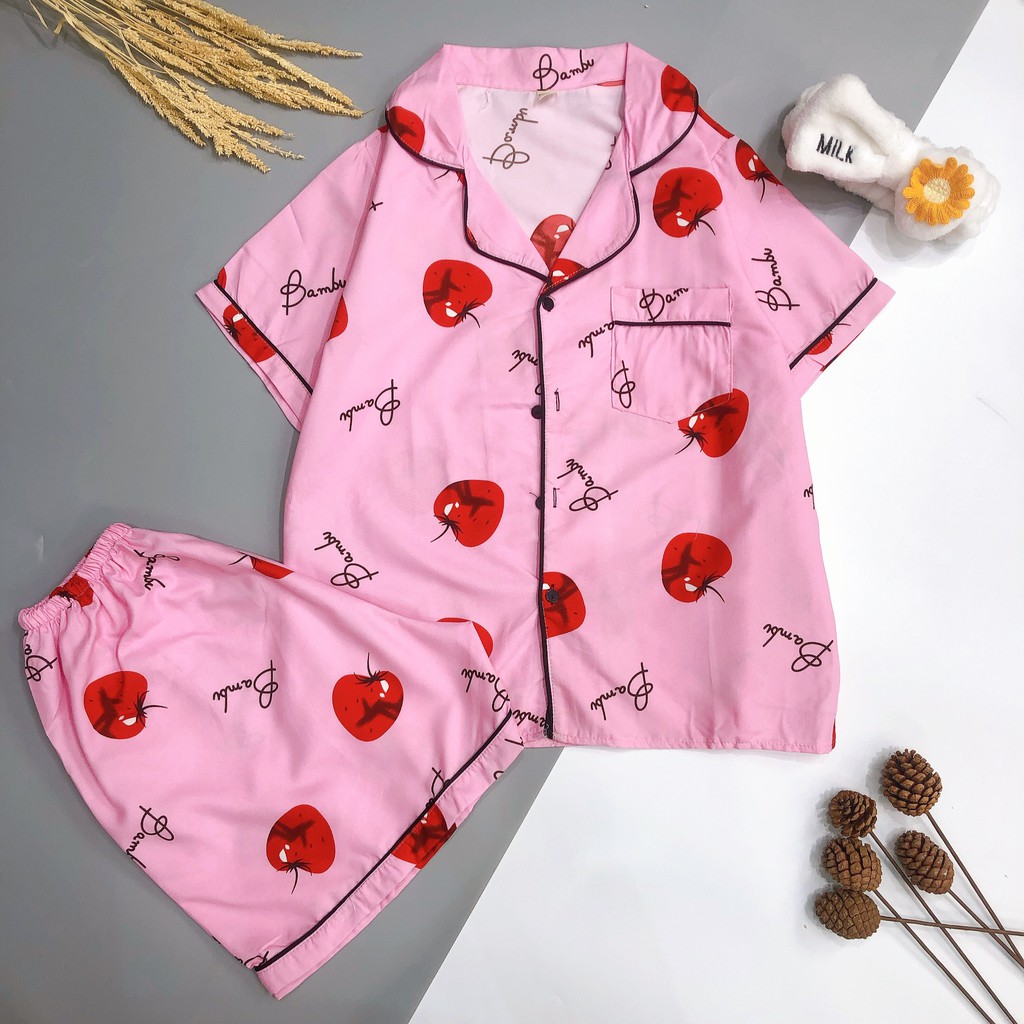 [Mã SKAMSALE07 giảm 10% tối đa 100K đơn 150K] Bộ ngủ pijama tay ngắn mẫu mới nhất | BigBuy360 - bigbuy360.vn