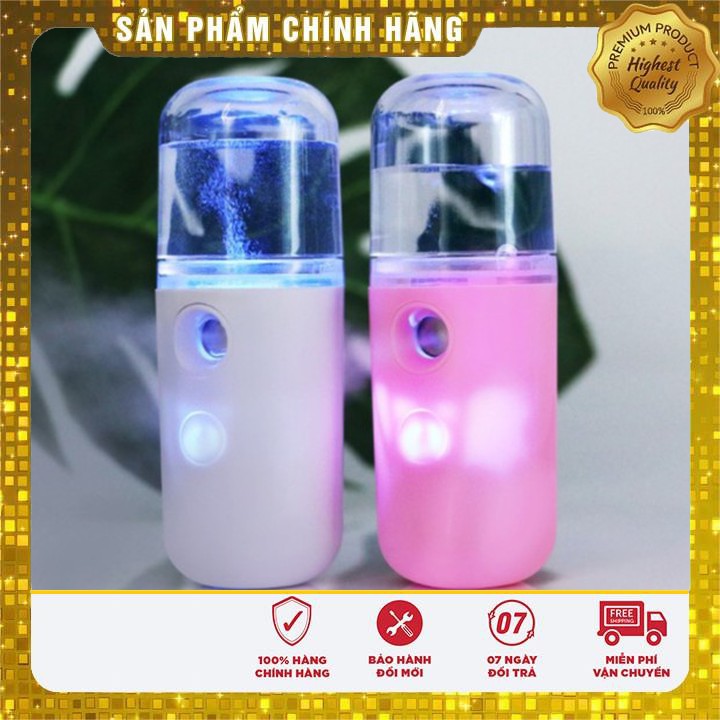 Máy xịt khoáng phun sương mini cầm tay cho mặt - Máy xịt khoáng xông hơi mặt NANO MINI nhỏ gọn