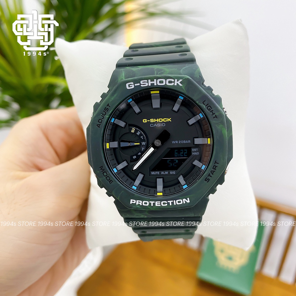 Đồng hồ nam Casio G-Shock GA-2100FR-3A chống va đập, chống nước 200m, hàng chính hãng