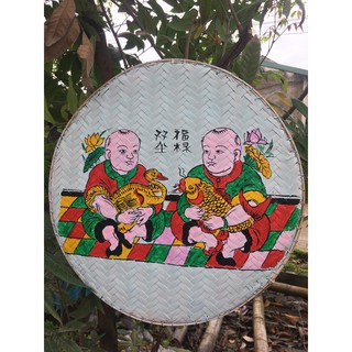 Tranh mẹt tre đông hồ trang trí