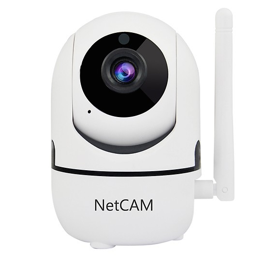 Camera IP WiFi NetCAM NR02 trong nhà, độ phân giải 2MP, Quay quét 360 độ, Đàm thoại 2 chiều, Theo dõi chuyển động