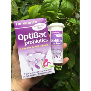 (sỉ ib) Men vi sinh Optibac tím (Optibac For Women) chuẩn nội địa UK