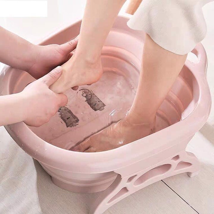 Chậu Ngâm Chân Gấp Gọn - Chậu Massage Chân Đa Năng Silicon - KT 50x41x21 - ImNature.Official TP.HCM