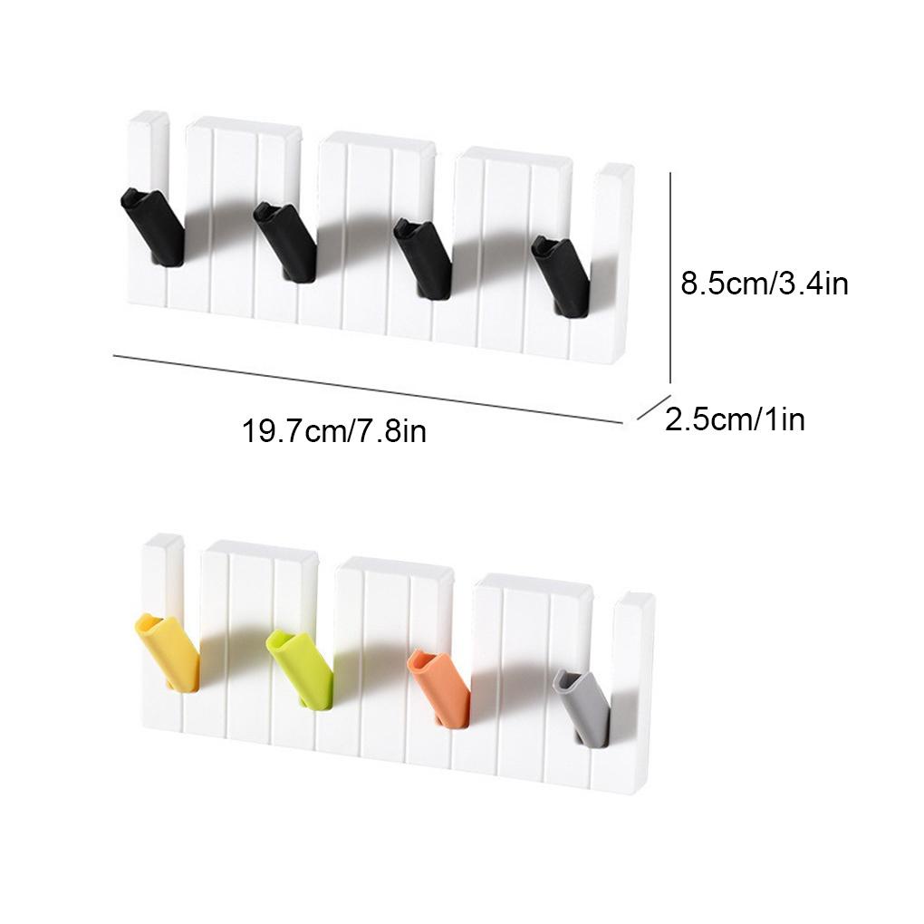 Giá Đỡ Nhựa Treo Tường Hình Đàn Piano Trang Trí Phòng Khách / Phòng Tắm / Khách Sạn