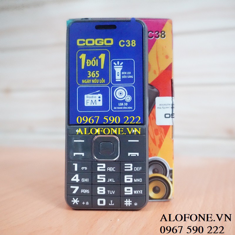 Điện Thoại CoGo C38 Loa To Số Lớn Pin Lâu