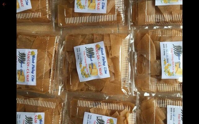 Bánh phồng tôm Cà Mau 500gr đóng hộp hàng loại 1(mua nhiều giảm giá)