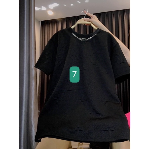 ÁO dẬp vÂn L V to siêu đẹp đấy xích cổ đủ 4 màu