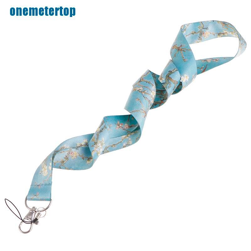 1 Dây Đeo Thẻ ID / Điện Thoại Họa Tiết Tranh Van Gogh