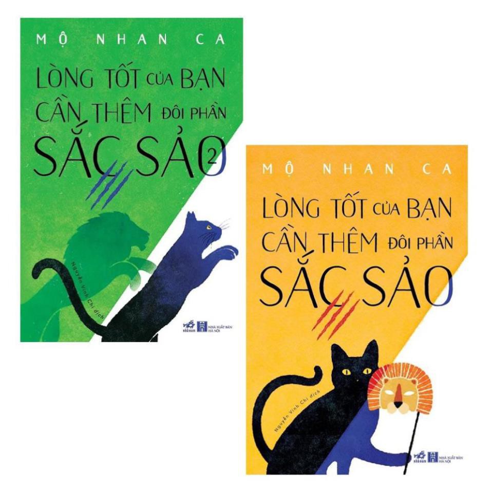 Sách - Combo Lòng Tốt Của Bạn Cần Thêm Đôi Phần Sắc Sảo (tập 1+2) [Nhã Nam]