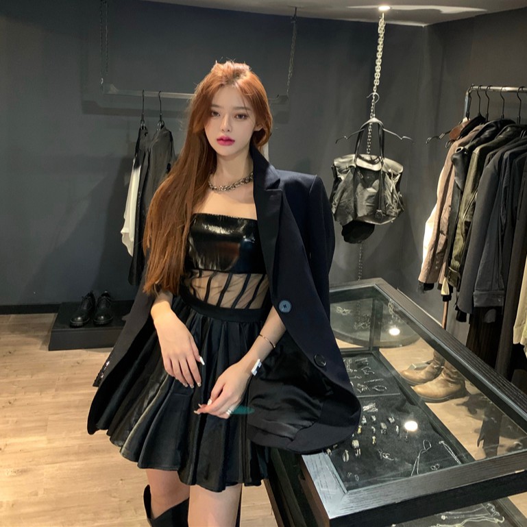 Đầm nữ dáng xòe cúp ngực Emilyshop