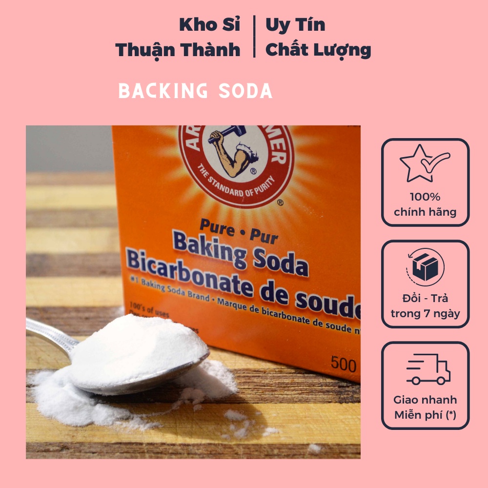 Backing soda Làm sạch răng miệng, Banking soda khử độc thực phẩm 454Gt USA (khosithuanthanh)