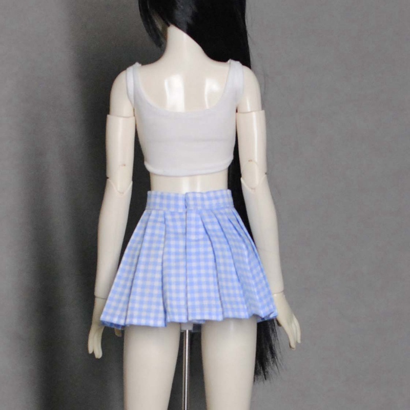 BJD Đầm Ngắn Cho Búp Bê 1/3 1/4 42-60cm Đồng phục JK