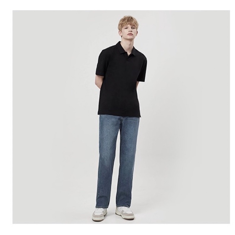 Quần jeans Gior dáng suông rộng Hàn Quốc chính hãng