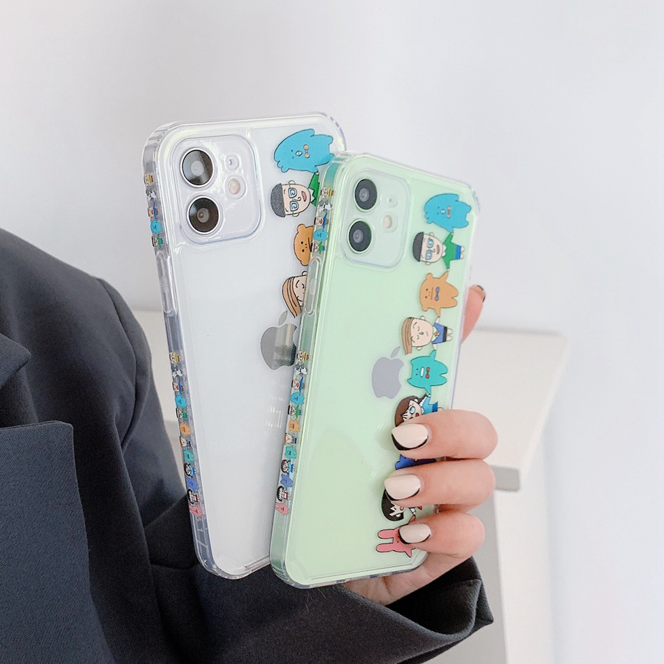 Ốp điện thoại họa tiết hoạt hình dễ thương cho Iphone 11 12 Pro 12pro Max 12mini 7 8 Plus X Xs Max Xr | BigBuy360 - bigbuy360.vn