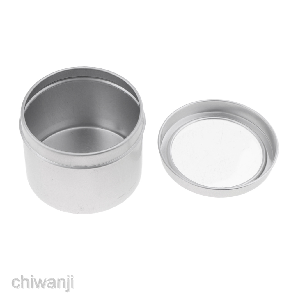 [Hàng mới về] Set 10 hộp nhôm rỗng đựng mỹ phẩm mini 100ml