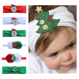 Băng đô vải noel cho bé