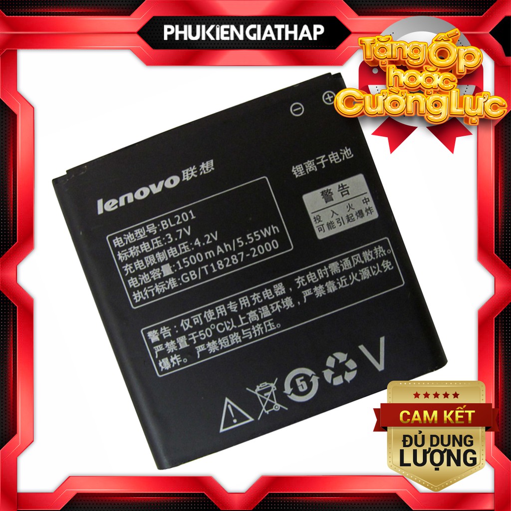 Pin Lenovo A60+ (BL201) - 1500mAh