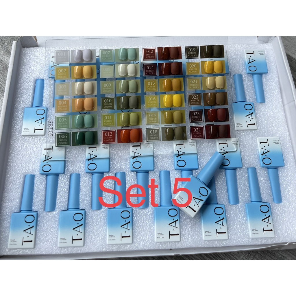 Sơn Gel TAO Sét 24 Màu - Tặng Kèm bảng màu