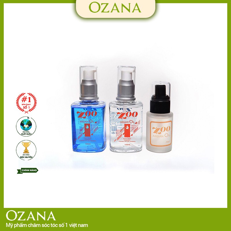 3 Chai Tinh Dầu Dưỡng Tóc ZOO Argan Oil ZOO08