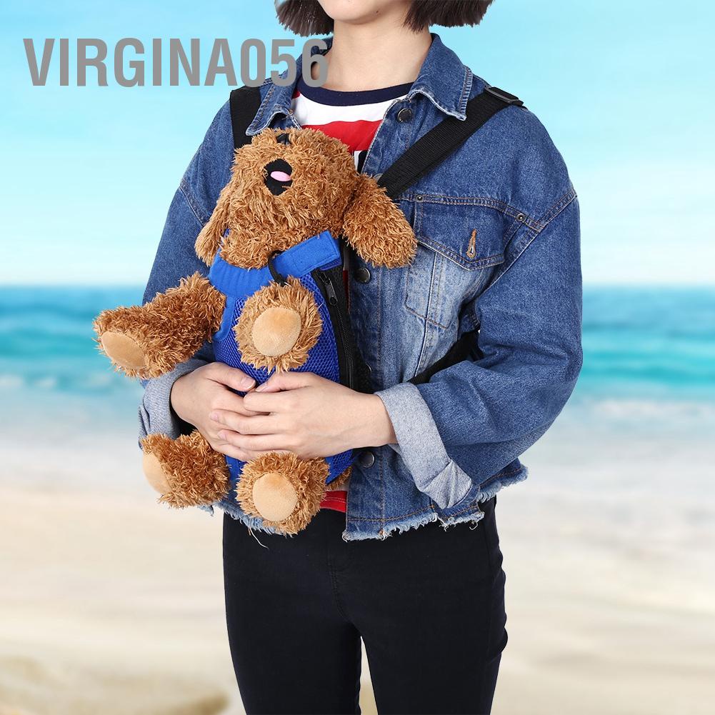 Có thể bán buôn 8 loại Cún cưng bền đẹp thời trang Năm lỗ Ba lô trước ngực Tote Túi lưới người vận chuyển Virgina056 Hàng giao ngay