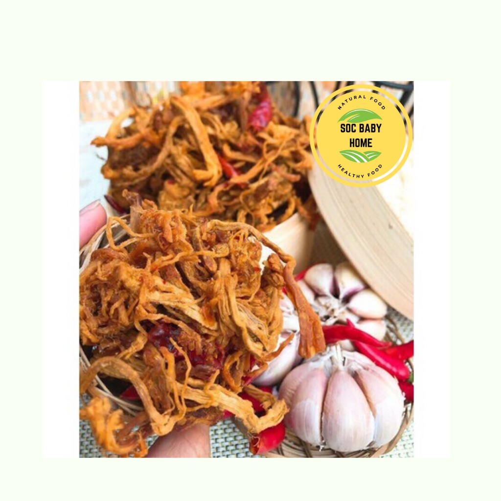 Khô Heo, Khô Lợn Cháy Tỏi 500G Loại 1 An Toàn VSTP- Đồ ăn vặt nhà Soc Baby Home | BigBuy360 - bigbuy360.vn