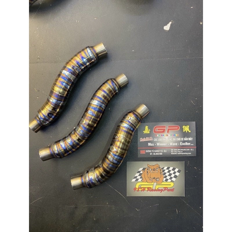 Ống nước titan cho xe honda suzuki winner x sonic satria