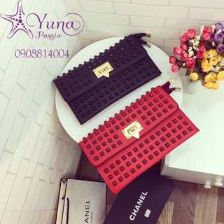 FREE SHIP 99K - Clutch Đinh Cầm Tay Đi Tiệc