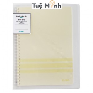 Sổ còng Klong B5 40 tờ Dot gird Ms 545 [Chọn Màu] kèm 5 tab phân trang, binder còng nhựa Klong refill giấy