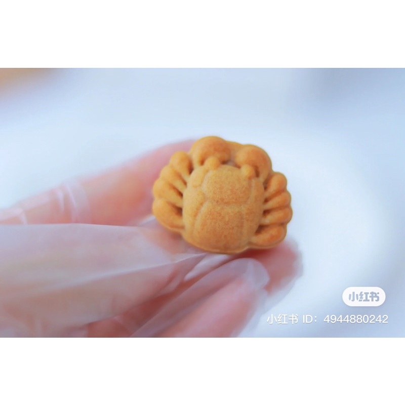 Khuôn con Cua 20gr khuôn bánh trung thu khuôn bánh dứa