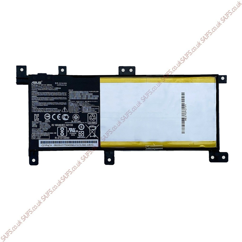 Pin Laptop Asus X556 X556UA X556UQ X556UR X556UB X556UF X556UJ X556UV - C21N1509