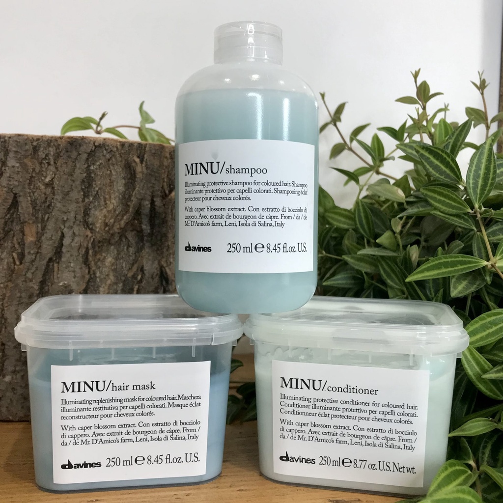 🇮🇹Davines🇮🇹 Mặt nạ dưỡng màu tóc nhuộm Davines Minu Hair Mask 250ml