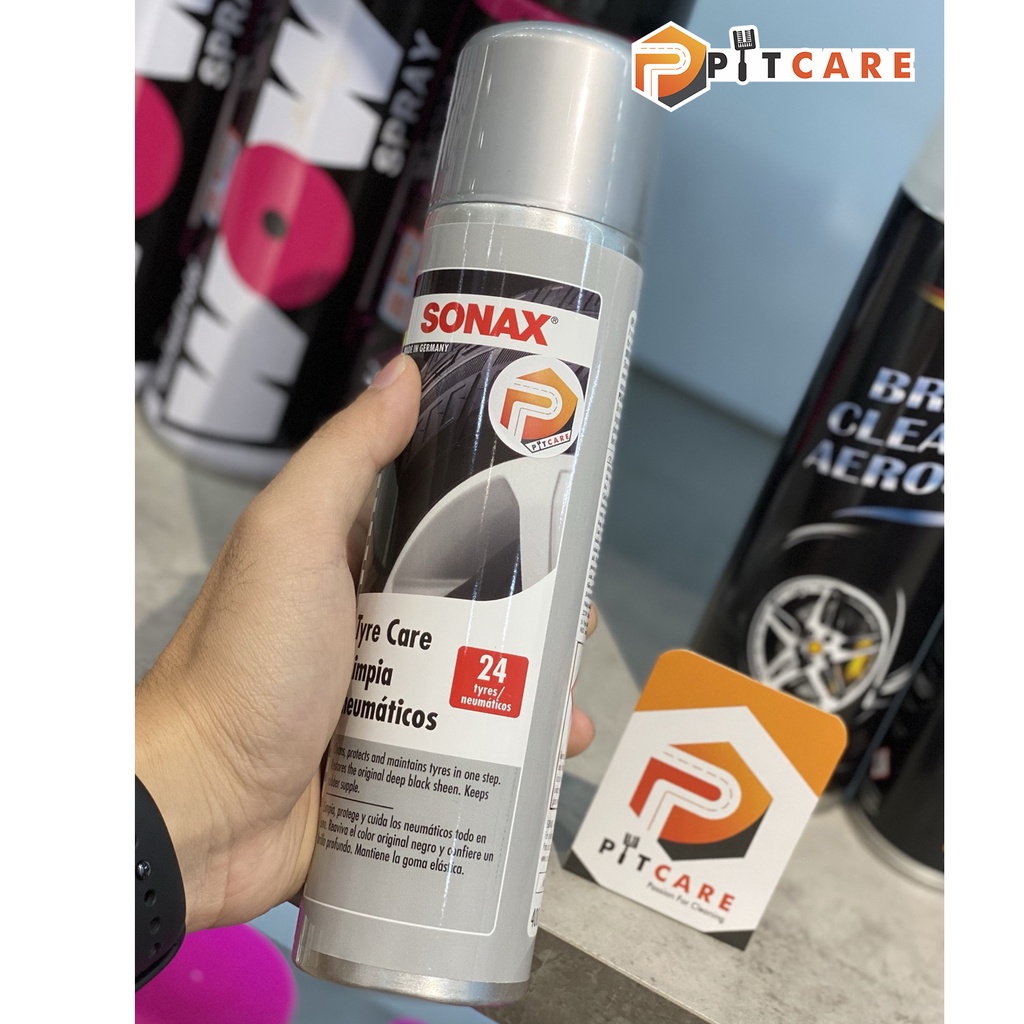 Chai Xịt Dưỡng Lốp Xe Sonax Tyre Care 435300 Phục Hồi Cao Su Lốp Chất Lượng Cao