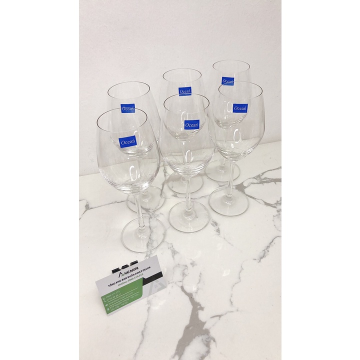 Bộ 6 ly vang thủy tinh Thái Lan Ocean 026R15 Santé Red Wine 420ml chính hãng cao cấp giá rẻ