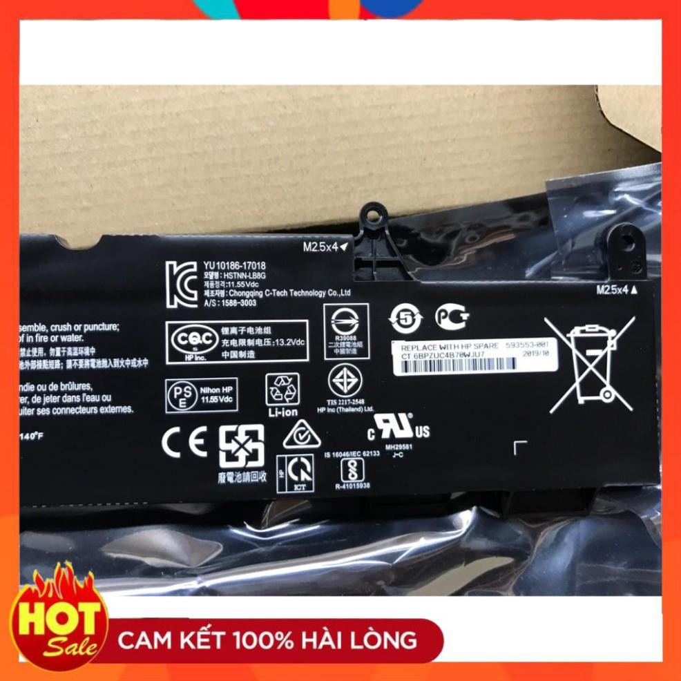 [Mã 273ELHA100K0 hoàn 7% đơn 500K]  HÀNG ZIN  Pin(Battery) HP Elitebook 730 735 740 745 830 836 840 G5 SS03XL zin