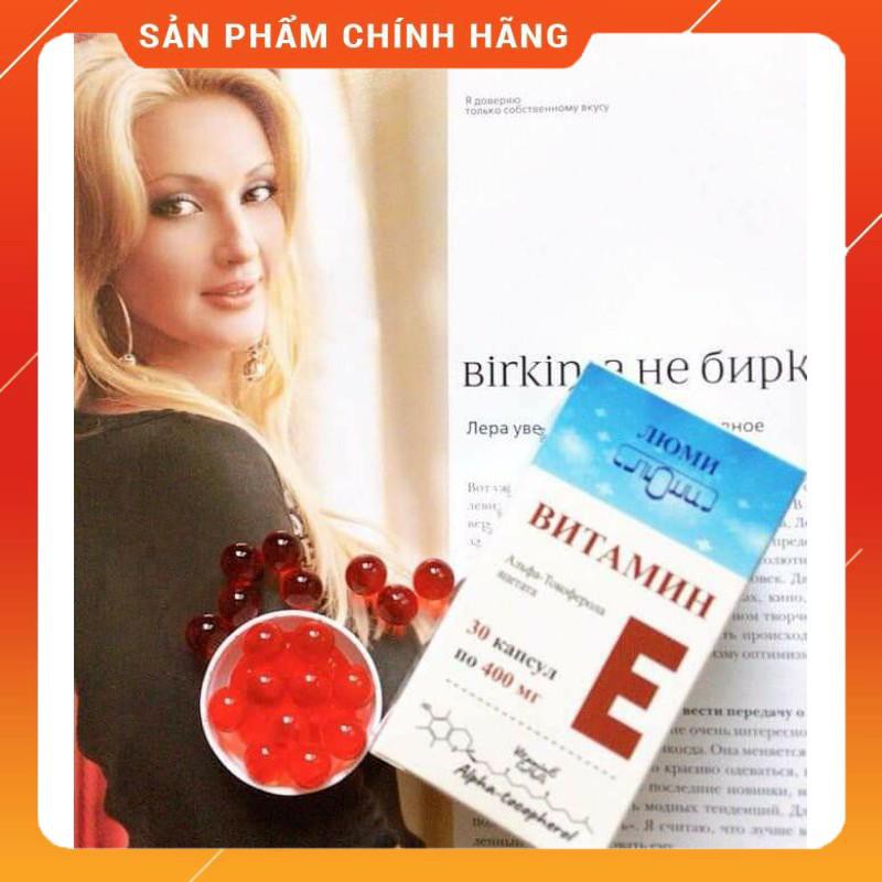 [FEE SHIP][HÀNG CAO CẤP] Vitamin E đỏ Nga 400mr ( lọ30viên) - hàng Nga đi Air | BigBuy360 - bigbuy360.vn