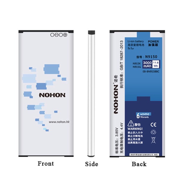 Pin nohon note edge chính hãng - N9150/N915K/N915L/N915S/N915X